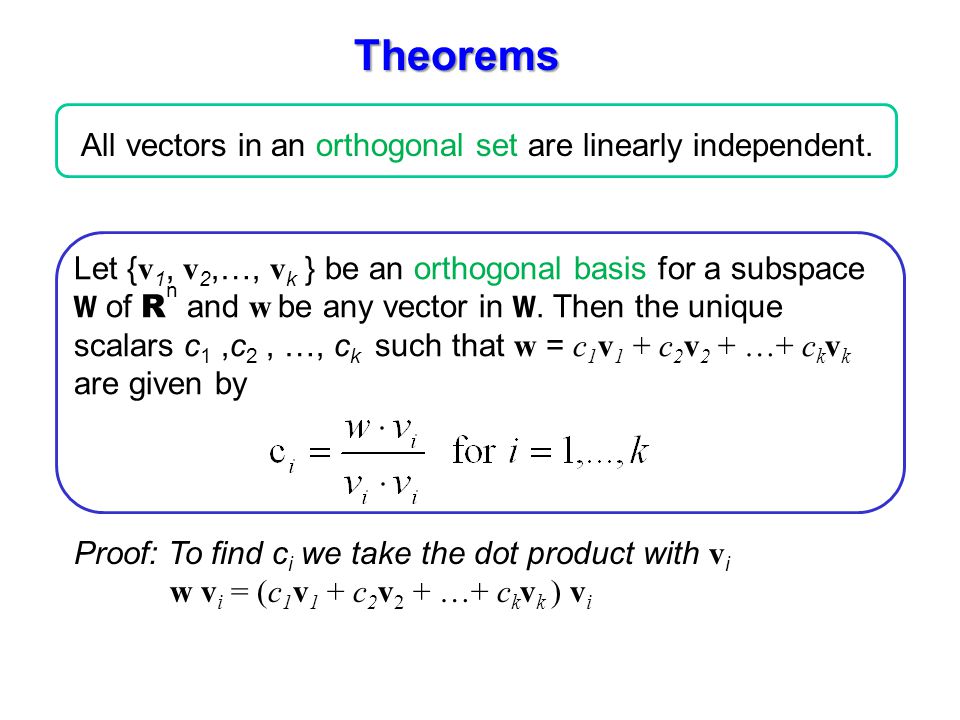 5.1 Orthogonality. ppt video online download